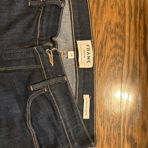 Frame Dark Denim Skinny Mid Rise - Picture 2 of 3